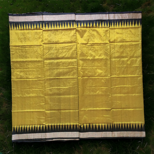 TSC Green Silk Saree with Intricate Bomkai Designs