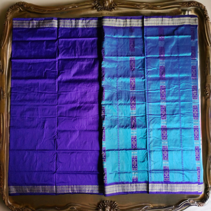 TSC Bomkai Premium Silk Saree in Royal Blue | Silk Saree for women