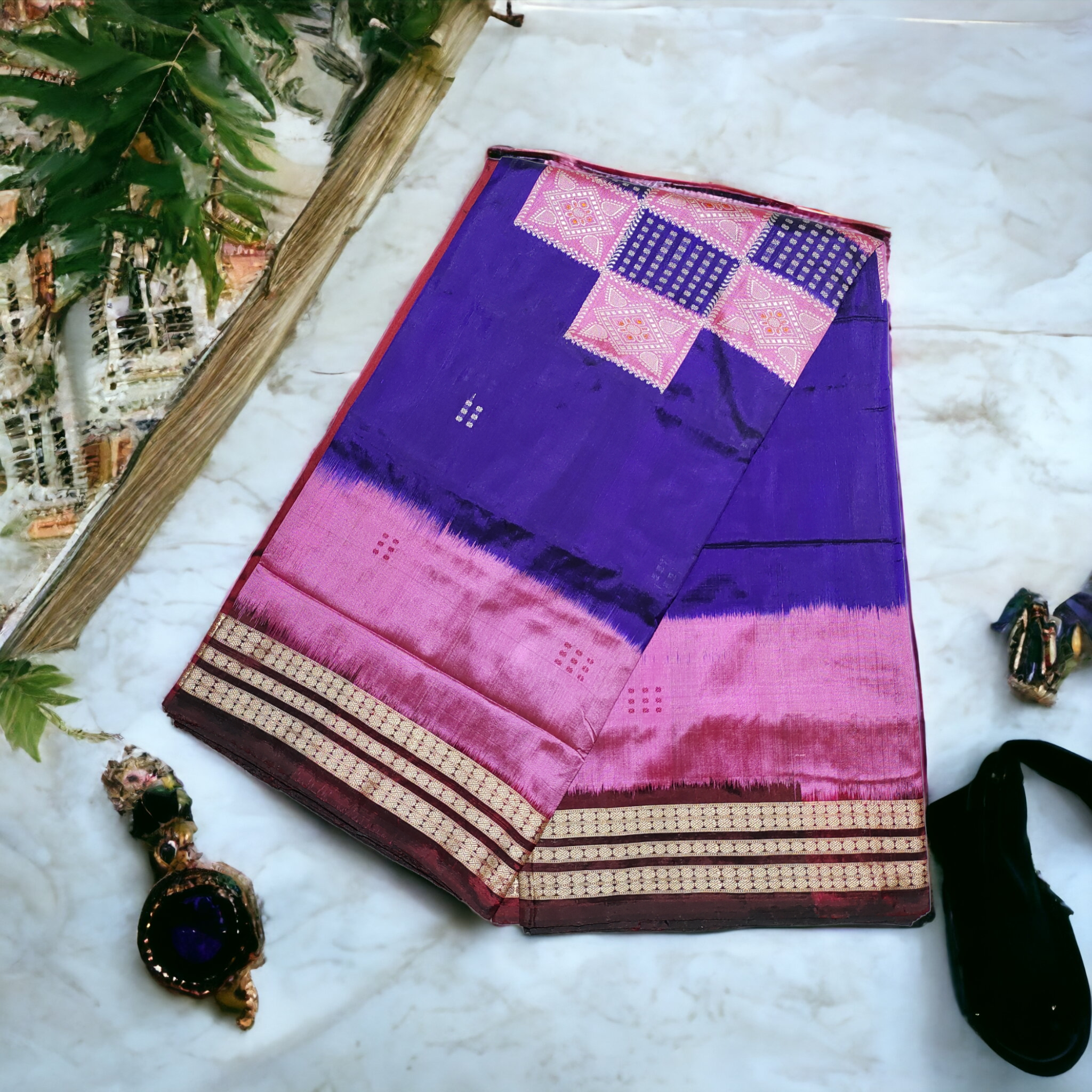 Buy Bomkai Silk Saree for Women Online from India's Luxury Designers 2024